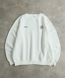 【KANGOL/カンゴール】別注 裏起毛 ロゴ刺繍 クルーネック スウェット 長袖 トレーナー