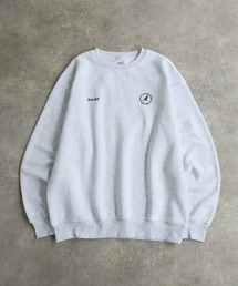 KANGOL（カンゴール）の「【KANGOL/カンゴール】別注 裏起毛 ロゴ刺繍 クルーネック スウェット 長袖 トレーナー（スウェット）」