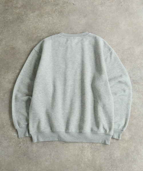 KANGOL（カンゴール）の「【KANGOL/カンゴール】別注 裏起毛 ロゴ刺繍 クルーネック スウェット 長袖 トレーナー（スウェット・メンズ・ブルー系その他/杢グレー/ブラック/グレー系その他/ブラウン/ホワイト系その他/ホワイト/グレー系その他2/ネイビー/アッシュグレー/ブラック系その他/ブラウン系その他・M/XL/L）」の22枚目の写真