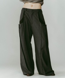 knuth marf クヌースマーフ パンツ Knuth Marf（クヌースマーフ） パンツ slit deformed pants(unisex