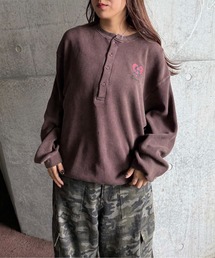 sedacle（セダクル）の「ヘンリー加工サーマルプルオーバー（Tシャツ/カットソー）」