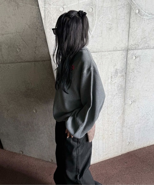 sedacle（セダクル）の「アソートヘンリー加工サーマルプルオーバー（Tシャツ/カットソー・メンズ・グレー/ブラウン/ネイビー/カーキ/ブルー系その他/レオパード・SMALL/MEDIUM/LARGE）」の9枚目の写真