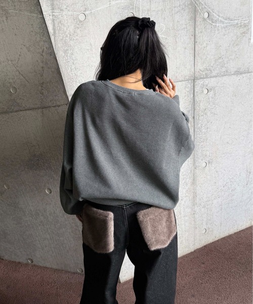 sedacle（セダクル）の「アソートヘンリー加工サーマルプルオーバー（Tシャツ/カットソー・メンズ・グレー/ブラウン/ネイビー/カーキ/ブルー系その他/レオパード・SMALL/MEDIUM/LARGE）」の10枚目の写真