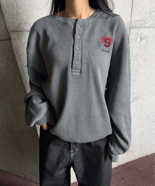 sedacle（セダクル）の「アソートヘンリー加工サーマルプルオーバー（Tシャツ/カットソー・メンズ・グレー/ブラウン/ネイビー/カーキ/ブルー系その他/レオパード・SMALL/MEDIUM/LARGE）」の7枚目の写真