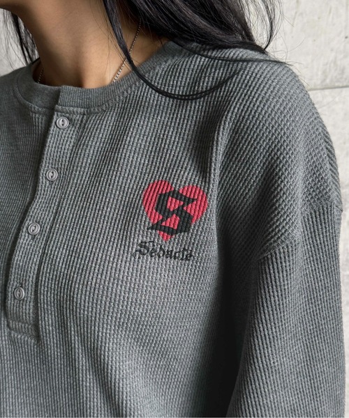 sedacle（セダクル）の「アソートヘンリー加工サーマルプルオーバー（Tシャツ/カットソー・メンズ・グレー/ブラウン/ネイビー/カーキ/ブルー系その他/レオパード・SMALL/MEDIUM/LARGE）」の16枚目の写真