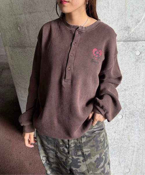 sedacle（セダクル）の「アソートヘンリー加工サーマルプルオーバー（Tシャツ/カットソー・メンズ・グレー/ブラウン/ネイビー/カーキ/ブルー系その他/レオパード・SMALL/MEDIUM/LARGE）」の17枚目の写真