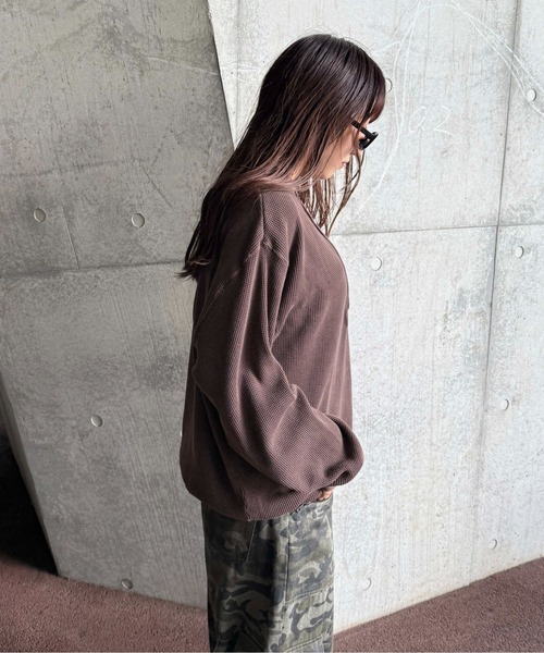 sedacle（セダクル）の「アソートヘンリー加工サーマルプルオーバー（Tシャツ/カットソー・メンズ・グレー/ブラウン/ネイビー/カーキ/ブルー系その他/レオパード・SMALL/MEDIUM/LARGE）」の21枚目の写真