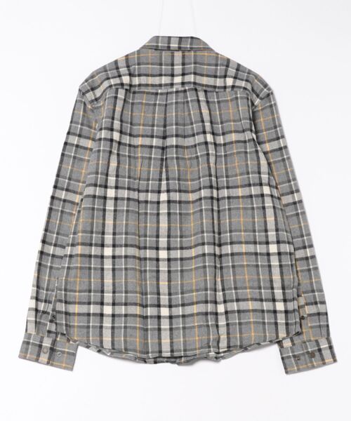 L.L.Bean(エルエルビーン)の「スコッチ・プラッド・フランネル・シャツ、スナップフロント スライトリー・フィット(すっきりフィット) 米国フィット・レギュラー(シャツ/ブラウス・メンズ・グレー系その他/ブラウン系その他/ブルー系その他/グリーン系その他/ブルー系その他2・SMALL/MEDIUM/LARGE)」の12枚目の写真