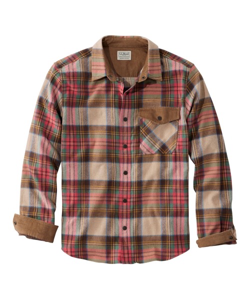 L.L.Bean(エルエルビーン)の「スコッチ・プラッド・フランネル・シャツ、スナップフロント スライトリー・フィット(すっきりフィット) 米国フィット・レギュラー(シャツ/ブラウス・メンズ・グレー系その他/ブラウン系その他/ブルー系その他/グリーン系その他/ブルー系その他2・SMALL/MEDIUM/LARGE)」の3枚目の写真