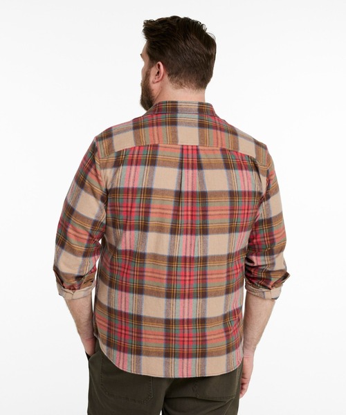 L.L.Bean(エルエルビーン)の「スコッチ・プラッド・フランネル・シャツ、スナップフロント スライトリー・フィット(すっきりフィット) 米国フィット・レギュラー(シャツ/ブラウス・メンズ・グレー系その他/ブラウン系その他/ブルー系その他/グリーン系その他/ブルー系その他2・SMALL/MEDIUM/LARGE)」の11枚目の写真