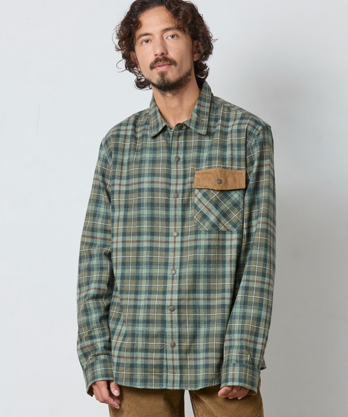 スコッチ・プラッド・フランネル・シャツ、スナップフロント