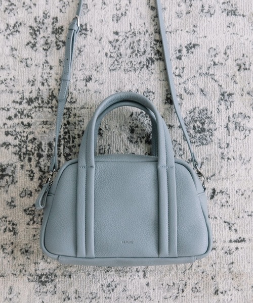 Beau're(ヴュレ)の「BEAURE Soft Leather ボストン(ボストンバッグ・レディース・ブラウン/アイボリー/ブラック/グレー系その他・FREE)」の5枚目の写真
