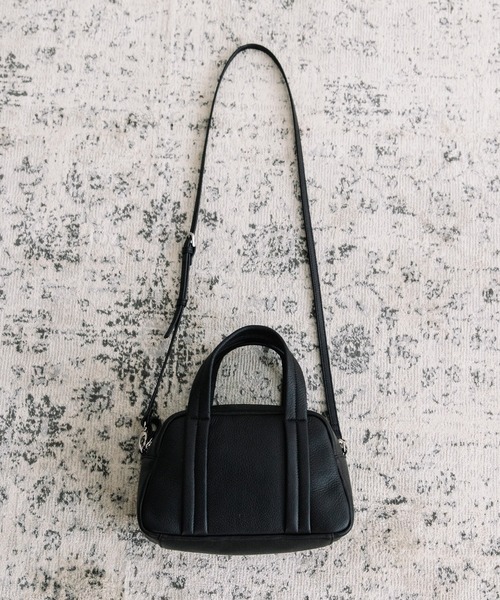Beau're(ヴュレ)の「BEAURE Soft Leather ボストン(ボストンバッグ・レディース・ブラウン/アイボリー/ブラック/グレー系その他・FREE)」の6枚目の写真