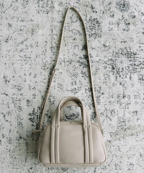 Beau're(ヴュレ)の「BEAURE Soft Leather ボストン(ボストンバッグ・レディース・ブラウン/アイボリー/ブラック/グレー系その他・FREE)」の19枚目の写真