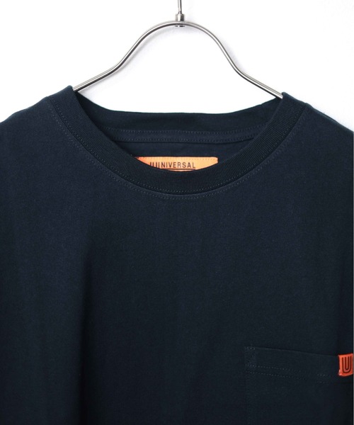 UNIVERSAL OVERALL(ユニバーサルオーバーオール)の「『UNIVERSAL OVERALL』POCKET S/S(Tシャツ/カットソー・メンズ・オートミール/ブラック/ホワイト・LARGE/MEDIUM/X-LARGE)」の15枚目の写真