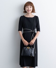 SweetMommy（スウィートマミー）の「配色ベルト付き　フォーマルワンピース [マタニティ 産前産後]（マタニティウェア/グッズ）」