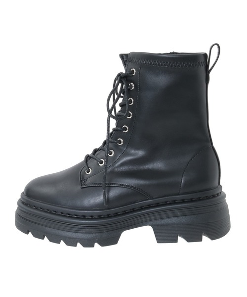 Green　Parks（グリーンパークス）の「・minia レースアップショートブーツ（ブーツ・レディース・ブラック・LL/S/M/L）」の8枚目の写真