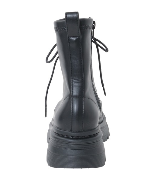 Green　Parks（グリーンパークス）の「・minia レースアップショートブーツ（ブーツ・レディース・ブラック・LL/S/M/L）」の6枚目の写真