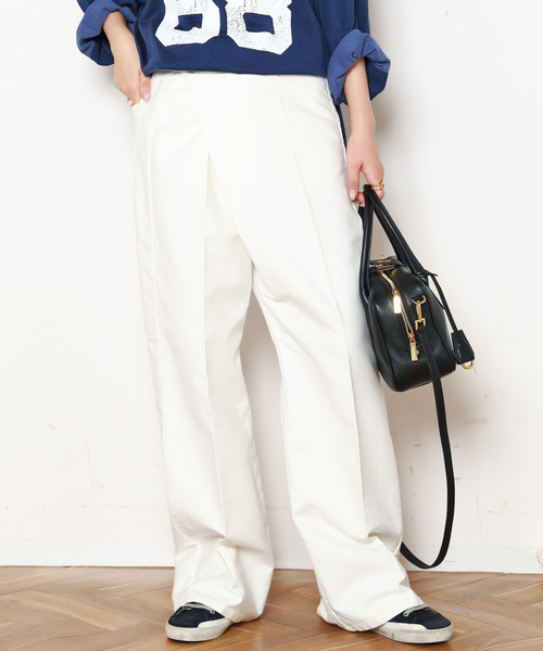 AP STUDIO（エーピーストゥディオ）の「モールスキンアシンメトリーパンツ（その他パンツ・レディース・ホワイト系その他・36/38/40）」の6枚目の写真