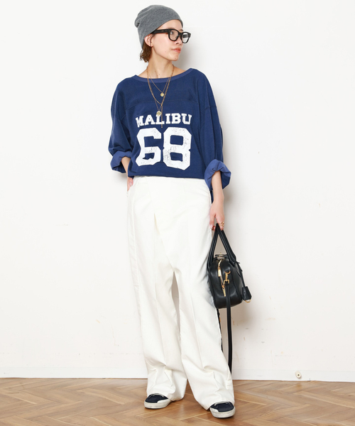 AP STUDIO（エーピーストゥディオ）の「モールスキンアシンメトリーパンツ（その他パンツ・レディース・ホワイト系その他・36/38/40）」の9枚目の写真