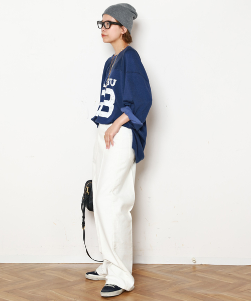 AP STUDIO（エーピーストゥディオ）の「モールスキンアシンメトリーパンツ（その他パンツ・レディース・ホワイト系その他・36/38/40）」の10枚目の写真