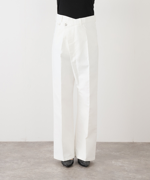 AP STUDIO（エーピーストゥディオ）の「モールスキンアシンメトリーパンツ（その他パンツ・レディース・ホワイト系その他・36/38/40）」の12枚目の写真