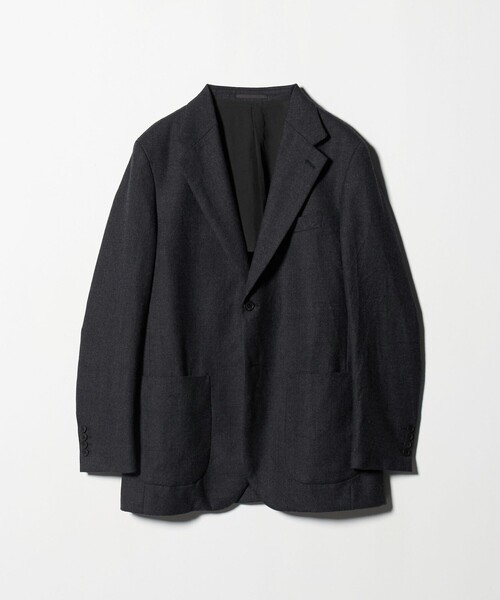 District（ディストリクト）の「＜District＞ウールギャバジン ウォッシュド シングル 2ボタン テーラードジャケット（テーラードジャケット・メンズ・ブラック/ダークグレー・M/XL/S/L）」の7枚目の写真