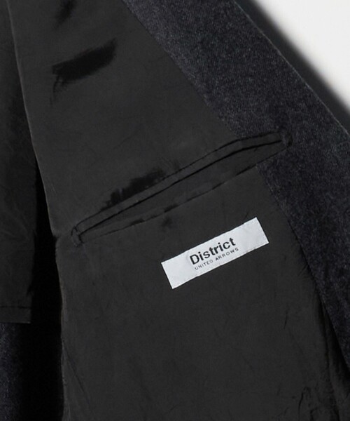 District（ディストリクト）の「＜District＞ウールギャバジン ウォッシュド シングル 2ボタン テーラードジャケット（テーラードジャケット・メンズ・ブラック/ダークグレー・M/XL/S/L）」の15枚目の写真