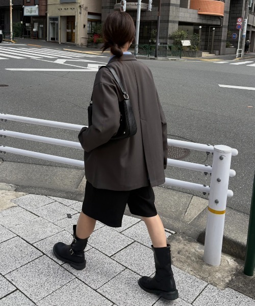 Aunt Marie's（アントマリーズ）の「ダブルベルトショートブーツ（ブーツ・レディース・ブラック・SMALL/MEDIUM/LARGE）」の16枚目の写真