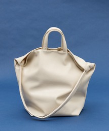 collex | 2WAY底マチワイド レザーライクワンショルダーバッグ(トートバッグ)