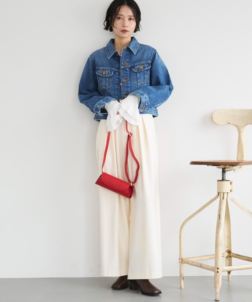 Doux archives(ドゥアルシーヴ)の「【Lee】RIDERS JACKET(デニムジャケット・レディース・ブルー/ブラック・MEDIUM)」の3枚目の写真