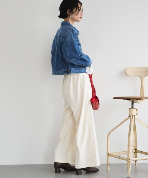 Doux archives(ドゥアルシーヴ)の「【Lee】RIDERS JACKET(デニムジャケット・レディース・ブルー/ブラック・MEDIUM)」の9枚目の写真