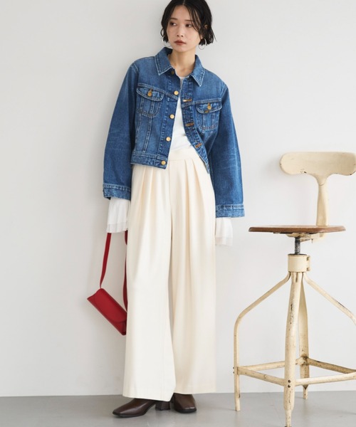 Doux archives(ドゥアルシーヴ)の「【Lee】RIDERS JACKET(デニムジャケット・レディース・ブルー/ブラック・MEDIUM)」の12枚目の写真