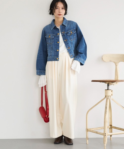 Doux archives(ドゥアルシーヴ)の「【Lee】RIDERS JACKET(デニムジャケット・レディース・ブルー/ブラック・MEDIUM)」の13枚目の写真