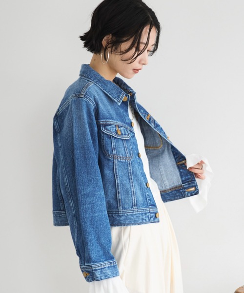Doux archives(ドゥアルシーヴ)の「【Lee】RIDERS JACKET(デニムジャケット・レディース・ブルー/ブラック・MEDIUM)」の15枚目の写真