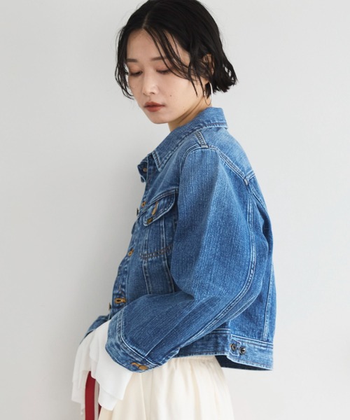 Doux archives(ドゥアルシーヴ)の「【Lee】RIDERS JACKET(デニムジャケット・レディース・ブルー/ブラック・MEDIUM)」の17枚目の写真
