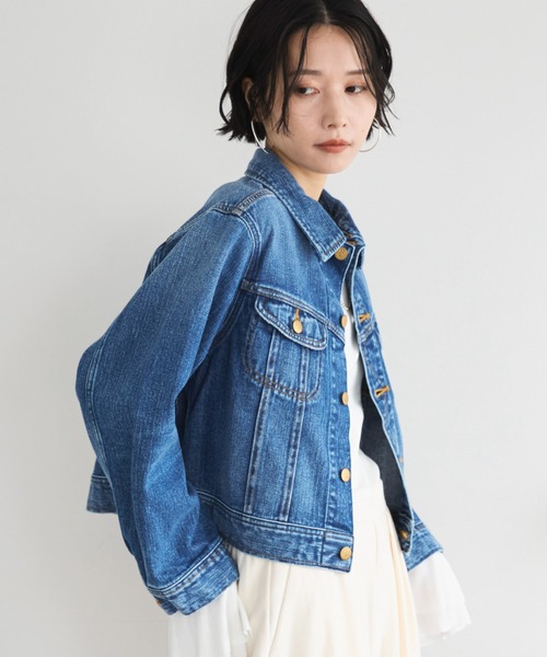 Doux archives(ドゥアルシーヴ)の「【Lee】RIDERS JACKET(デニムジャケット・レディース・ブルー/ブラック・MEDIUM)」の20枚目の写真