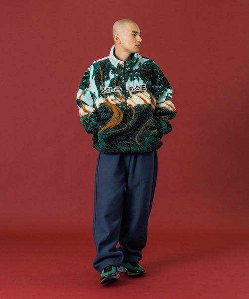 Champion(チャンピオン)の「XLARGE×Champion REVERSE WEAVE WIDE SWEAT PANTS(スウェットパンツ・メンズ・アッシュ/ブラック/グリーン/ネイビー・S/M/L/XL)」の12枚目の写真