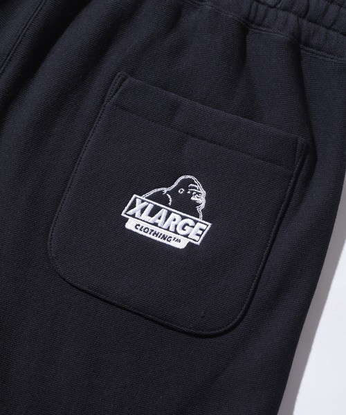 Champion(チャンピオン)の「XLARGE×Champion REVERSE WEAVE WIDE SWEAT PANTS(スウェットパンツ・メンズ・アッシュ/ブラック/グリーン/ネイビー・S/M/L/XL)」の6枚目の写真