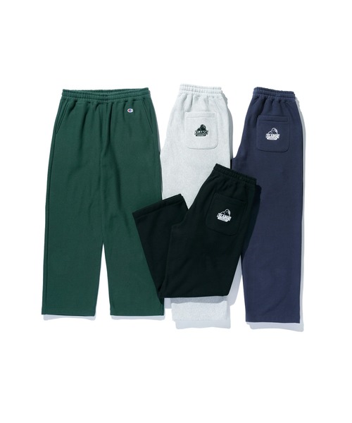 Champion(チャンピオン)の「XLARGE×Champion REVERSE WEAVE WIDE SWEAT PANTS(スウェットパンツ・メンズ・アッシュ/ブラック/グリーン/ネイビー・S/M/L/XL)」の9枚目の写真