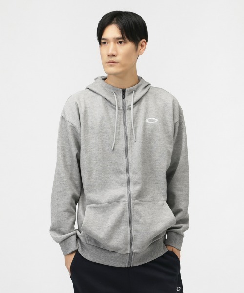 OAKLEY(オークリー)の「オークリー FOUNDATIONAL FLEECE JACKET 1.0(パーカー・メンズ・ライトグレー/グレー/ブラック・3L/LL/L/M)」の3枚目の写真