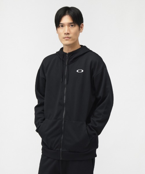 OAKLEY(オークリー)の「オークリー FOUNDATIONAL FLEECE JACKET 1.0(パーカー・メンズ・ライトグレー/グレー/ブラック・3L/LL/L/M)」の2枚目の写真