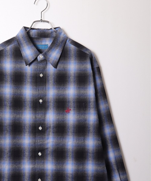 BEVERLY HILLS POLO CLUB（ビバリーヒルズポロクラブ）の「【BEVERLY HILLS POLO CLUB/ビバリーヒルズポロクラブ】ネルチェックレギュラーカラーシャツ（シャツ/ブラウス・メンズ・ブラック/ブルー/グレー/ベージュ・M/L/LL）」の13枚目の写真