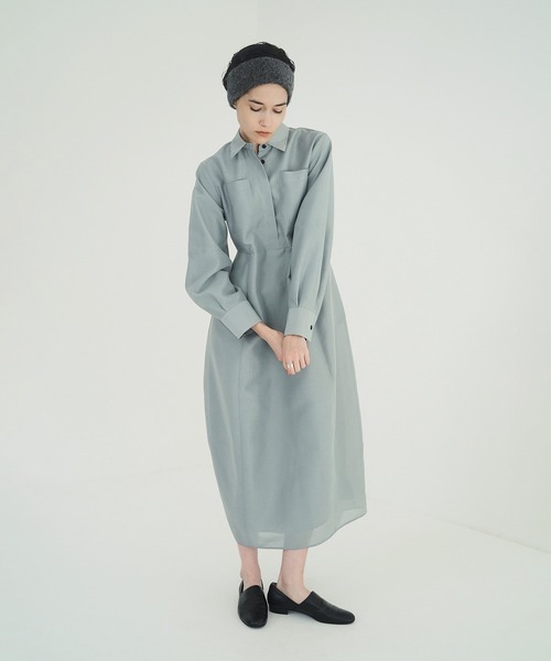 セール】FLUFFY SHEER SHAPE ONEPIECE（ワンピース）｜CLANE（クラネ