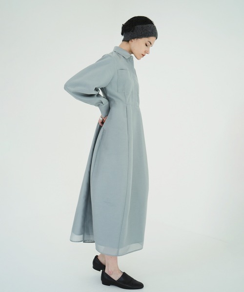 セール】FLUFFY SHEER SHAPE ONEPIECE（ワンピース）｜CLANE（クラネ