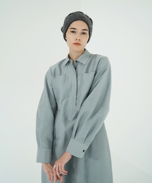 セール】FLUFFY SHEER SHAPE ONEPIECE（ワンピース）｜CLANE（クラネ