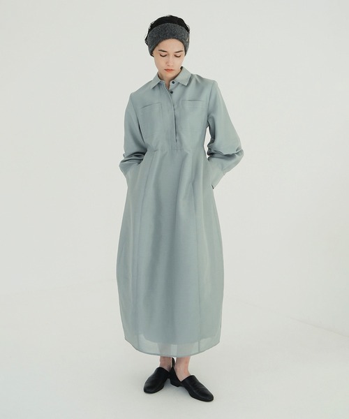 FLUFFY SHEER SHAPE ONEPIECE（ワンピース）｜CLANE（クラネ）の