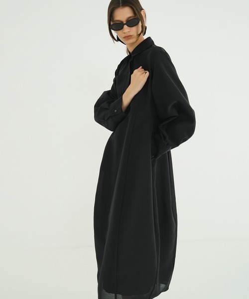 CLANE（クラネ）の「FLUFFY SHEER SHAPE ONEPIECE（ワンピース）」 - WEAR