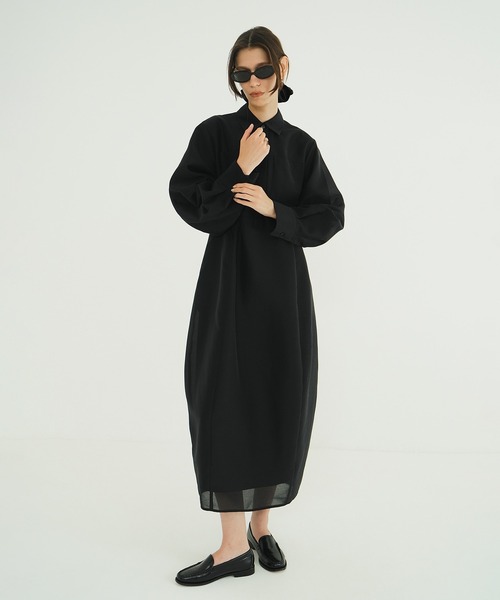 ワンピース CLANE LAYERED SHEER ONEPIECE LAYERED SHEER ONEPIECE｜DRESS(ドレス)｜CLANE OFFICIAL ONLINE STORE