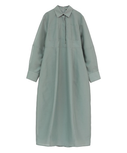 FLUFFY SHEER SHAPE ONEPIECE（ワンピース）｜CLANE（クラネ）の